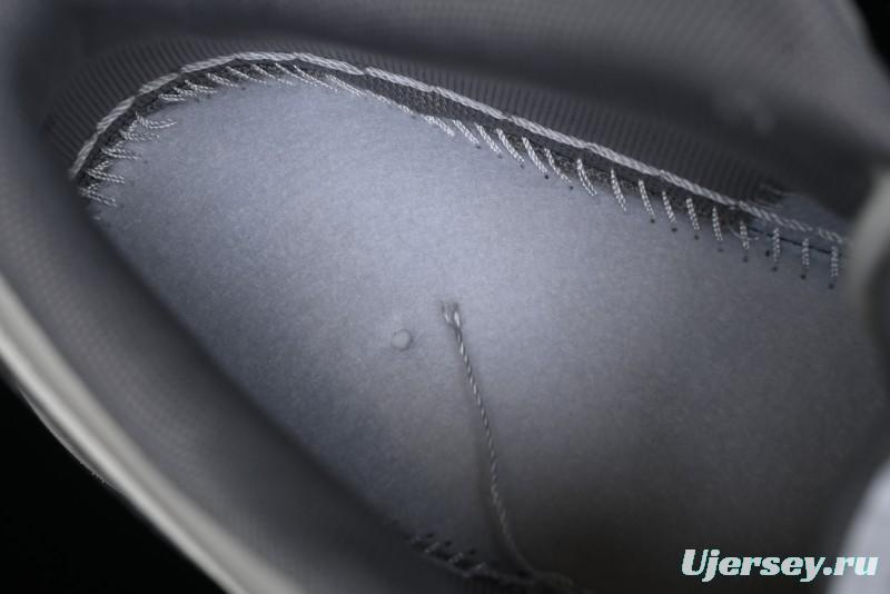 Nike Air Jordan 1 Low Stussy Collaboration - Grey White Dual-Tone Red Tag Retro Basketball Shoes - SJ9950-031