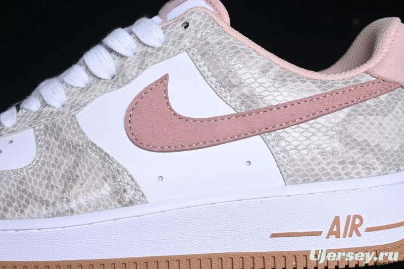 Nike Air Force 1 '07 Low Year of the Snake Themed Low-Top Casual Sneakers - HF2898-100