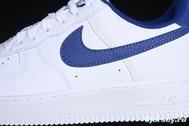 Nike Air Force 1 '07 Low Top Leather Casual Sneakers with Full-Length Air Cushion - CT3839-101