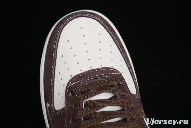 Nike Air Force 1 '07 Low BAPE Collaboration - Tan Brown Casual Sneakers - KK1988-027