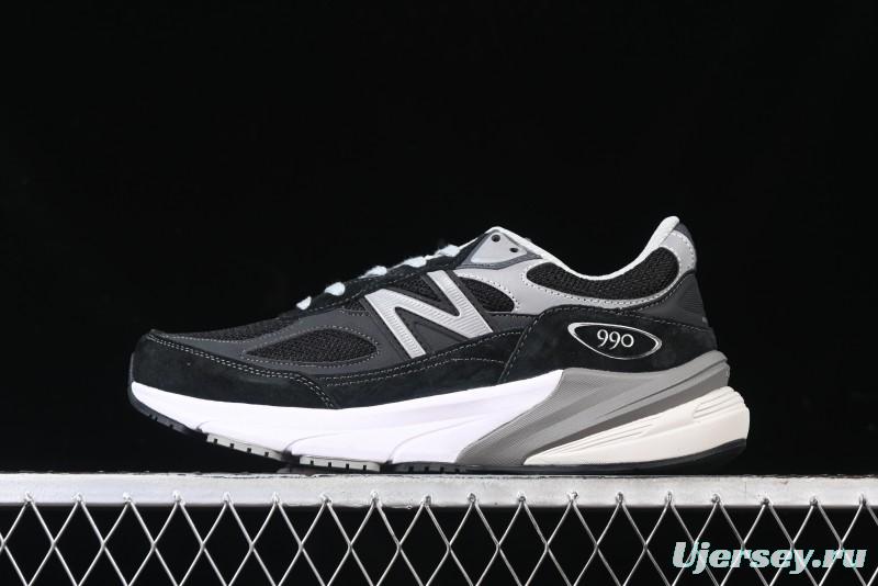 New Balance 990 Series Premium Retro Running Shoes with Carbon Fiber Midsole - M990BK6