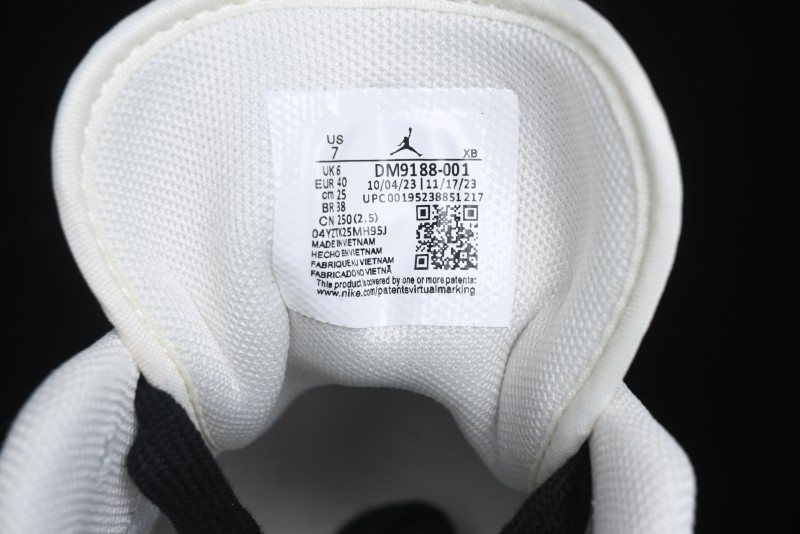 Nike Air Jordan 1 Low AJ1 OF Collaboration - Customized Retro Basketball Shoes with 3D Buttons - DM9188-001