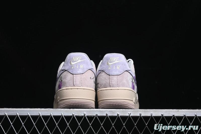 Nike Air Force 1 '07 Low Purple Taro Demon Casual Sneakers - ZB2121-301