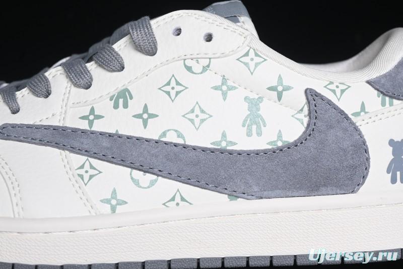 Nike Travis Scott x Fragment Design x Air Jordan 1 Low OG SP AJ1 Sneakers - SJ2068-111