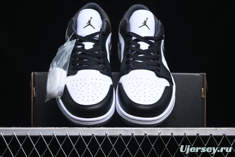 Nike Air Jordan 1 Low AJ1 Retro Casual Sneakers in Black/Brown - 553558-152