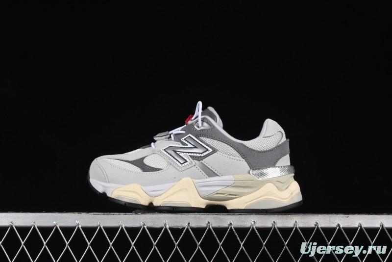 New Balance 9060 Series Hook and Loop Kids Sneakers - PV9060GRY