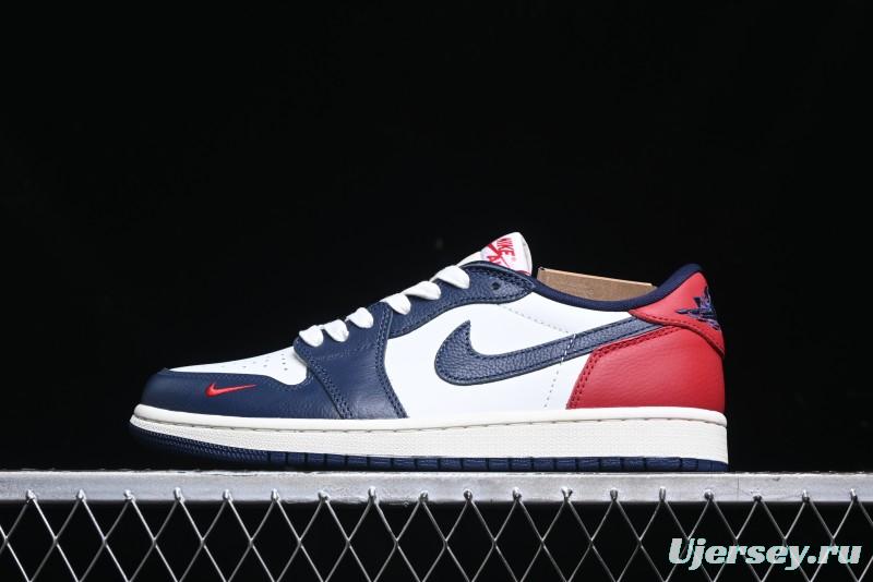 Nike Air Jordan 1 Low OG "Howard University" Casual Sneakers - HQ2993-100