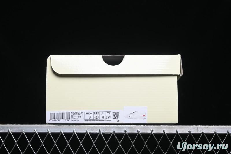 Nike Travis Scott x Fragment Design x Air Jordan 1 Low OG SP AJ1 Sneakers - BB7518-002