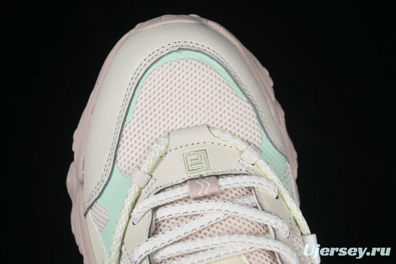 Fila Fusion Retro Mars Running Shoes with Lace-Up Design - F12W432101FAP