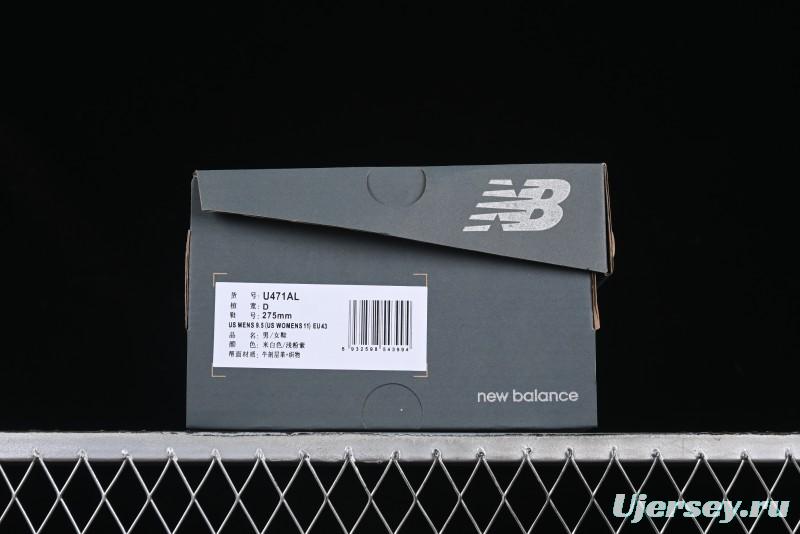 New Balance NB471 Series Fabric Split Leather Casual Lifestyle Shoes - U471AL