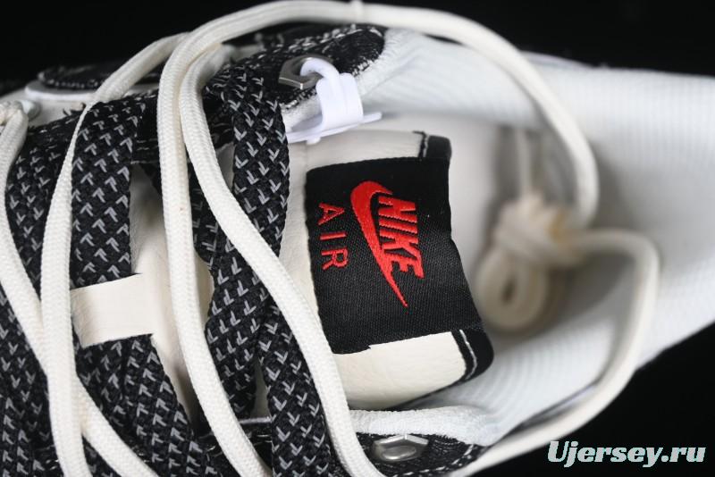 Nike Air Force 1 '07 Low Levi's Collaboration Black Denim Drawstring Casual Sneakers - SJ1198-800