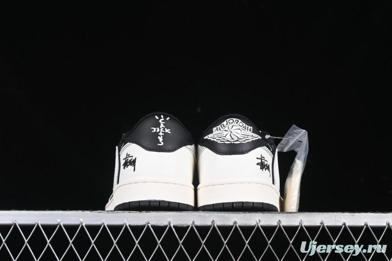 Nike Travis Scott x Fragment Design x Air Jordan 1 Low OG SP AJ1 Low Top Casual Sneakers - SJ2068-121