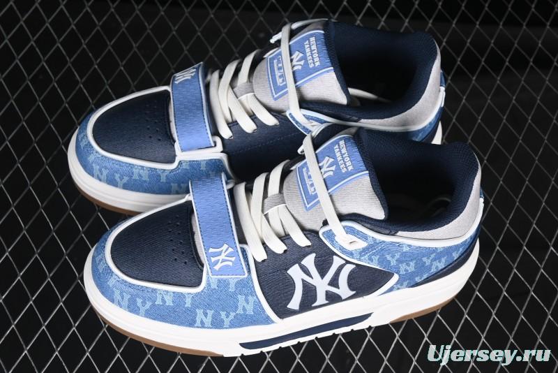 New York Yankees MLB Chunky Liner Lightweight Platform Sneakers with 6cm Height Increase - 3ASXCHL4N50BLS