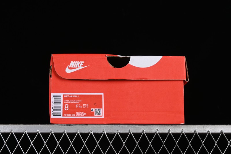 Nike Air Max 1 Retro Running Shoes with Half-Sole Air Cushion - FD9082-102