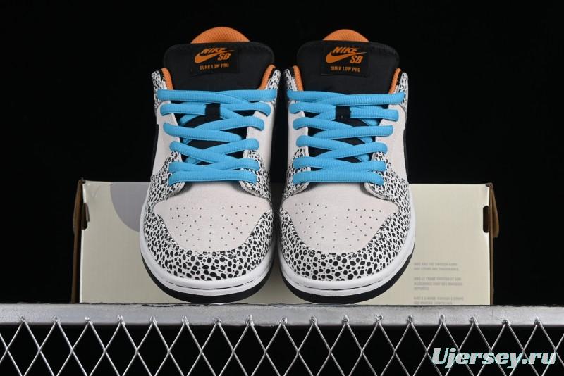 Nike SB Dunk Low Safari "Olympics" Stone Pattern SB Low Top Casual Sneakers - FZ1233-002