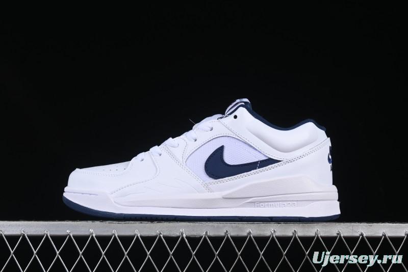 Nike Air Jordan Stadium 90 AJ Casual Sneakers with Midfoot Mesh Panels and Shark Tooth Design - HJ4406-100
