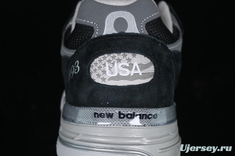 New Balance Made In USA M993 Series Classic Retro Casual Running Shoes - MR993BK