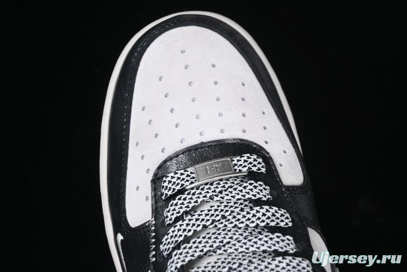 Nike Air Force 1 '07 Low The North Face Collaboration - Leather Graffiti Casual Sneakers - DM6688-008