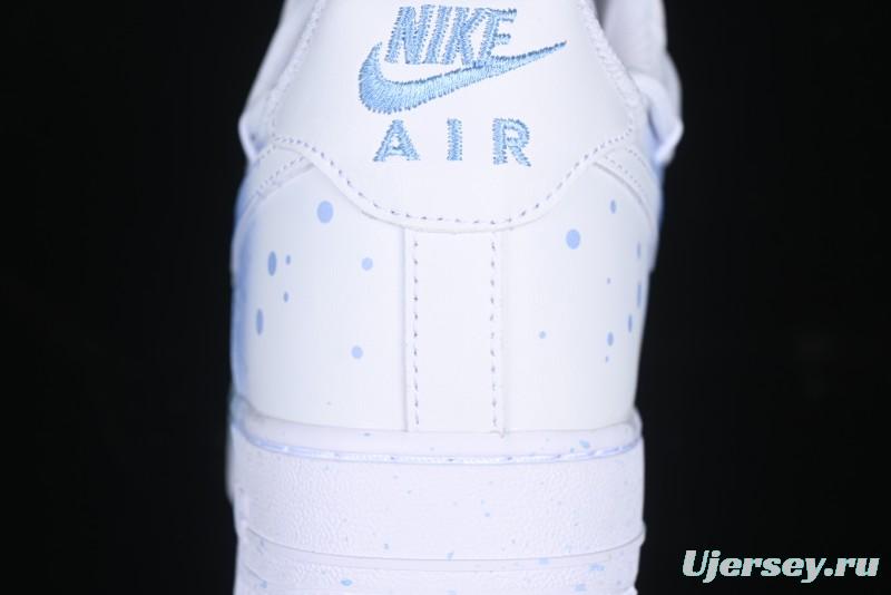 Nike Air Force 1 '07 Low Snow Tie-Dye Casual Sneakers with Lace-Up Closure - ZH0316-057