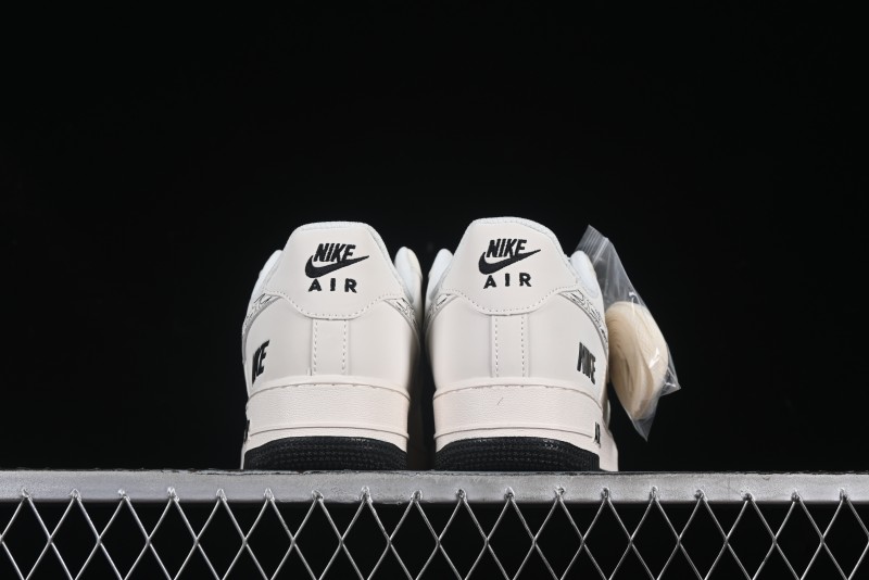 Nike Air Force 1 '07 Low Casual Sneakers with Multi-Swoosh Design - HH7518-046