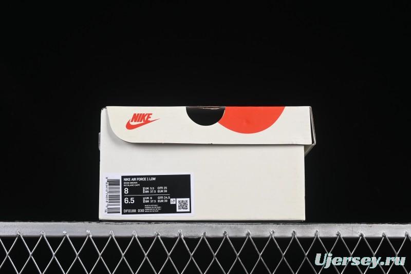 Nike Air Force 1 '07 Low Bape Camouflage Swoosh Beige Casual Sneakers - DF0188-030