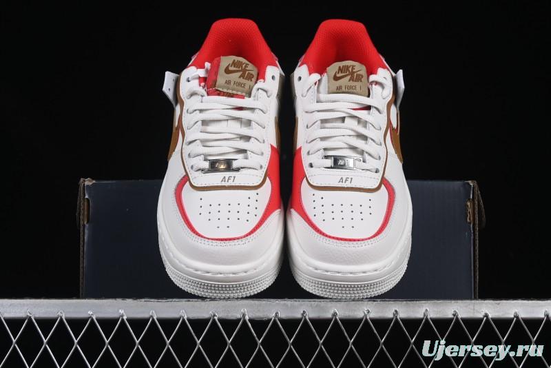 Nike Air Force 1 Shadow Lightweight Elevated Low-Top Casual Sneakers - HQ3400-030