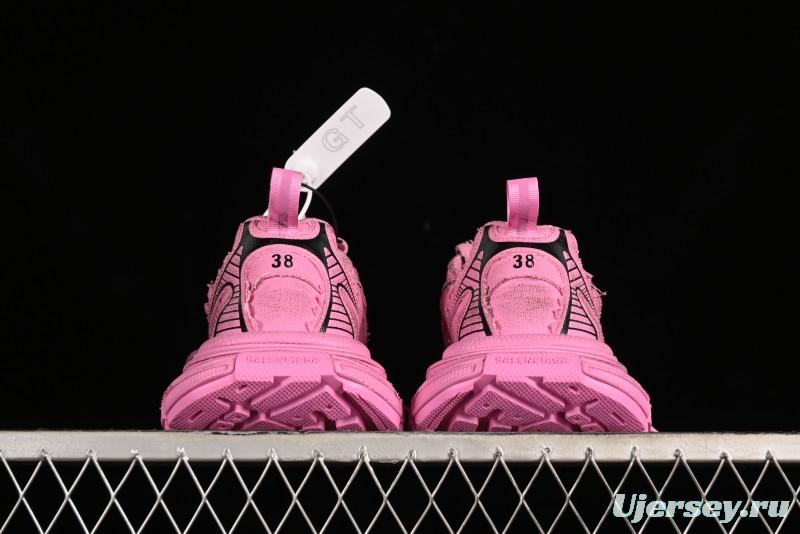 Balenciaga Phantom Sneaker Ten-Gen Trend Running Shoes with Transparent Heel Strap - W3XDC5000