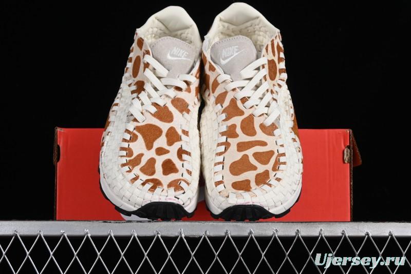 Nike Air Footscape Woven Asymmetrical Weave Slip-Resistant Low-Top Lifestyle Casual Shoes - FB1959-100