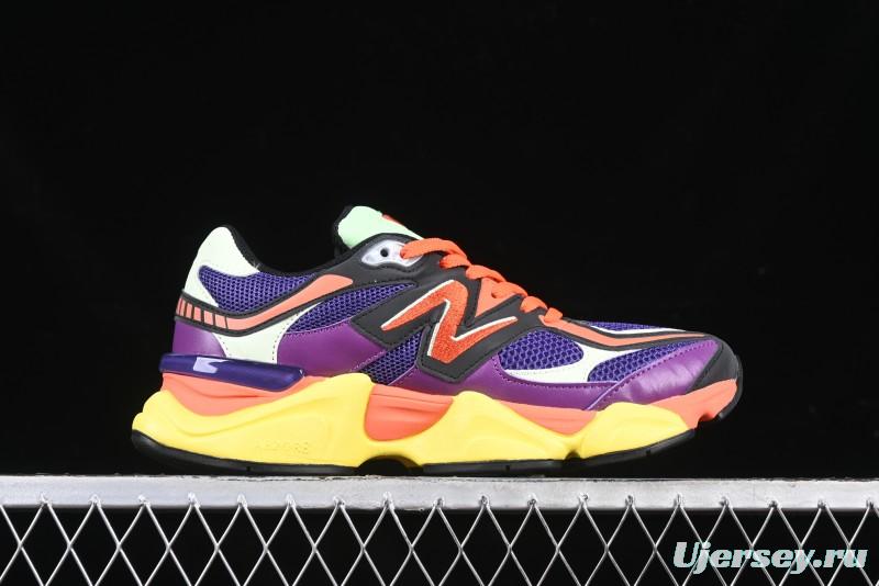 New Balance 9060 Retro Casual Running Sneakers with ABZORB Cushioning Technology - U9060NBX
