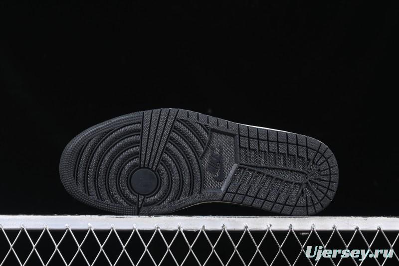 Nike Travis Scott x Fragment Design x Air Jordan 1 Low OG SP AJ1 Stussy Collaboration - Black Green - AG3702-805