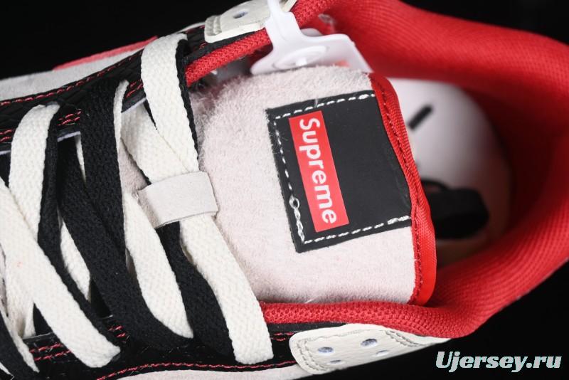 Nike SB Dunk Low Supreme Year of the Snake Limited Edition Red Black Snake Print Anniversary Custom Low-Top Casual Skate Shoes - XS1086-014