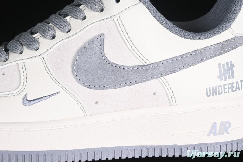 Nike Air Force 1 '07 Low UN Collaboration Pigskin Grey Stitch Low-Top Casual Sneakers - BB7518-018