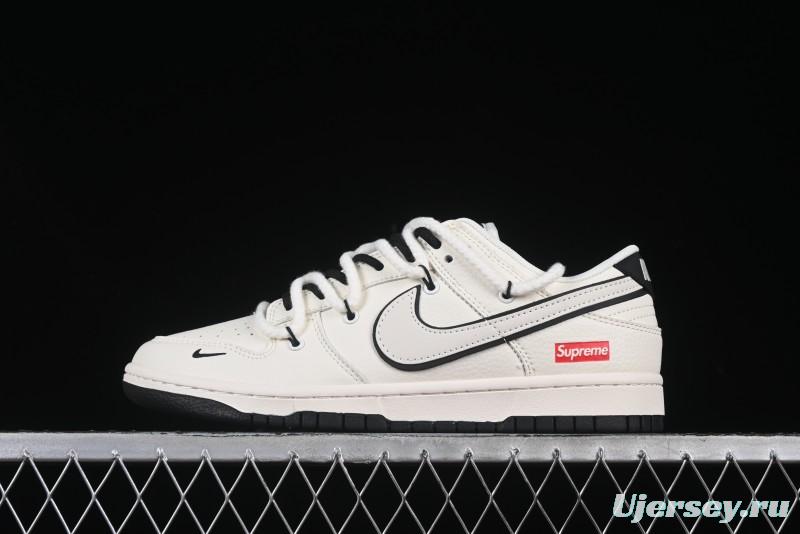 Nike SB Dunk Low Supreme Collaboration Anniversary High-End Custom Low-Top Casual Sneakers - YX5066-259