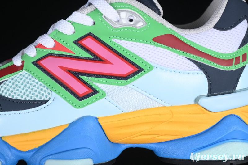 New Balance 9060 Retro Casual Running Sneakers with ABZORB Cushioning Technology - U9060NBN