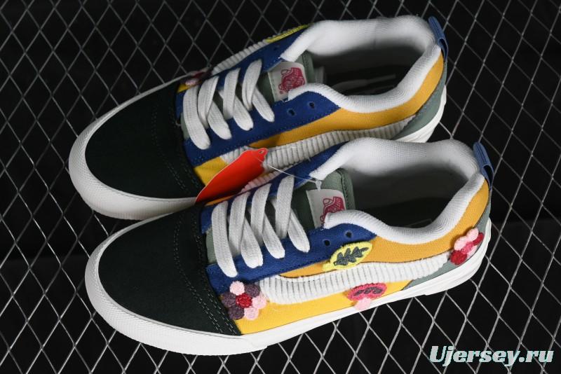 Vans Knu Skool Trip Multi Floral Patchwork Sneakers - VN0009QCBMI
