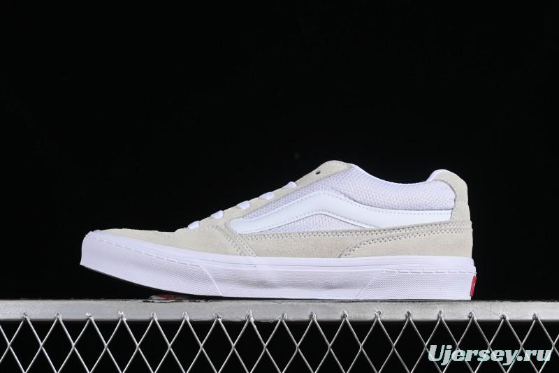 Vans Caldrone Chunky Retro Sneakers in White with Enhanced Cushioning - VN0007P9WHT