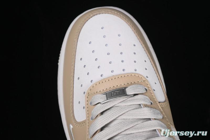 Nike Air Force 1 '07 Low The North Face Collaboration Casual Sneakers in Milk Tea - DM6688-048
