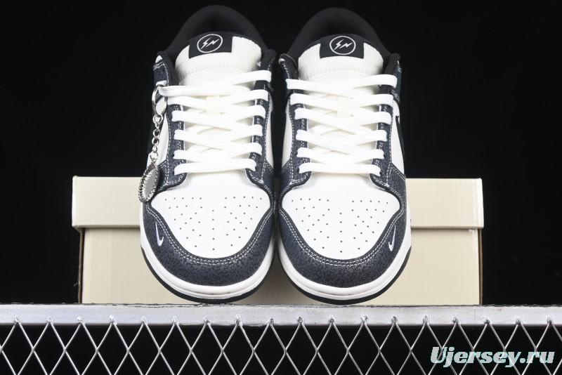 Nike SB Dunk Low Lightning Collaboration Black Swoosh Anniversary Custom Low-Top Skate Shoes - SF1029-401