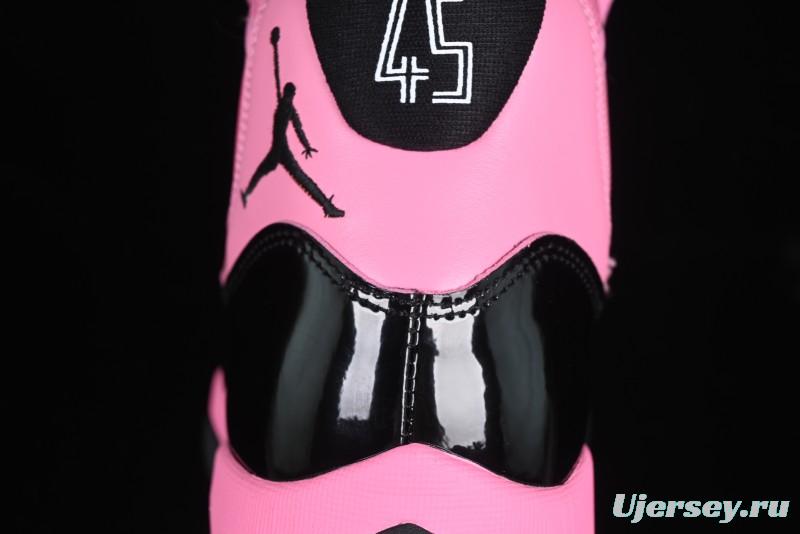 Nike Air Jordan 11 Retro High Top Basketball Shoes in Black Pink - CT8012-500