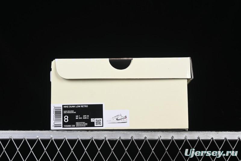 Nike SB Dunk Low Carhartt x Supreme Collaboration Anniversary Edition Customized Low-Top Casual Skate Shoes - YX5066-239