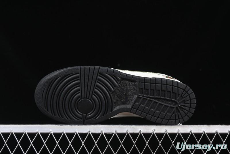 Nike SB Dunk Low UN Collaboration Year of the Snake Limited Edition Green Snake Swoosh Anniversary Custom Low-Top Casual Sneakers - DJ2024-070