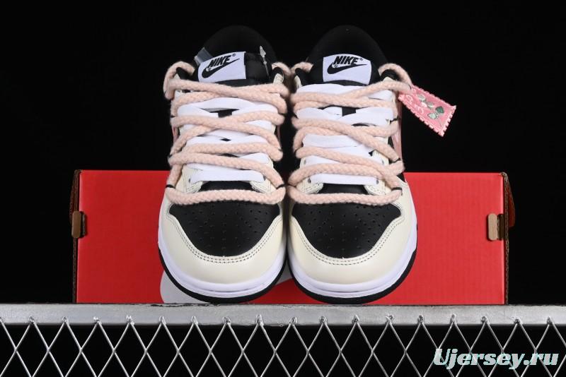 Nike Dunk Low White Dream Garden Black White SB Low Top Casual Skate Shoes - FD1232-001