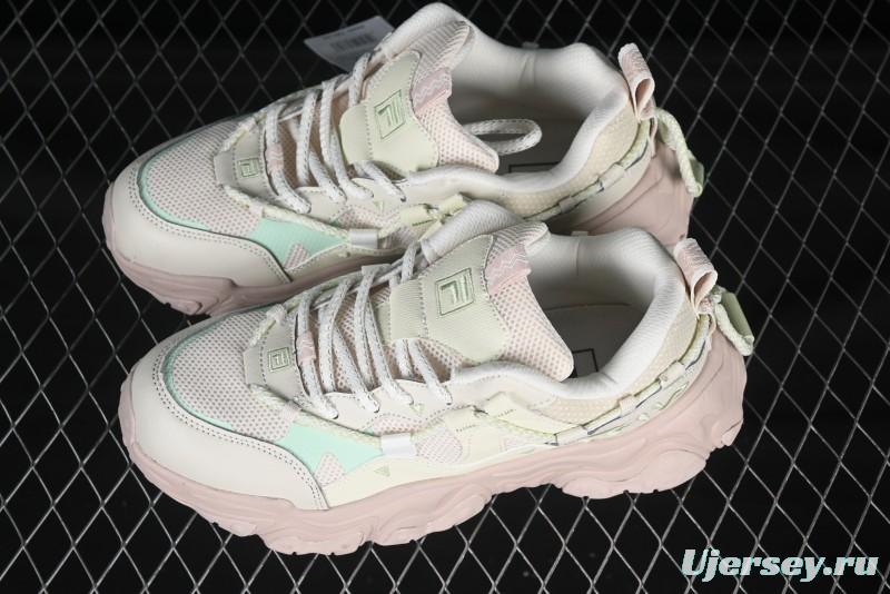 Fila Fusion Retro Mars Running Shoes with Lace-Up Design - F12W432101FAP