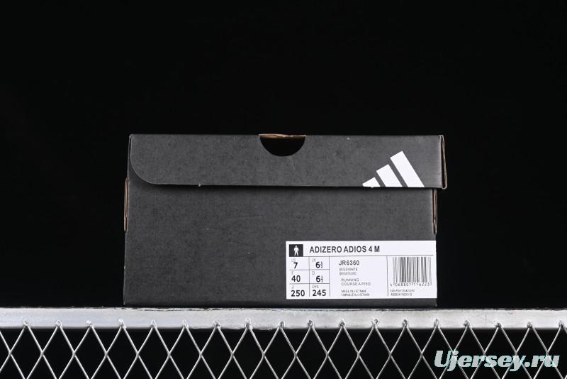 Adidas Adizero Adios 4 M Running Shoes Lightweight Breathable Low-Top - JR6360