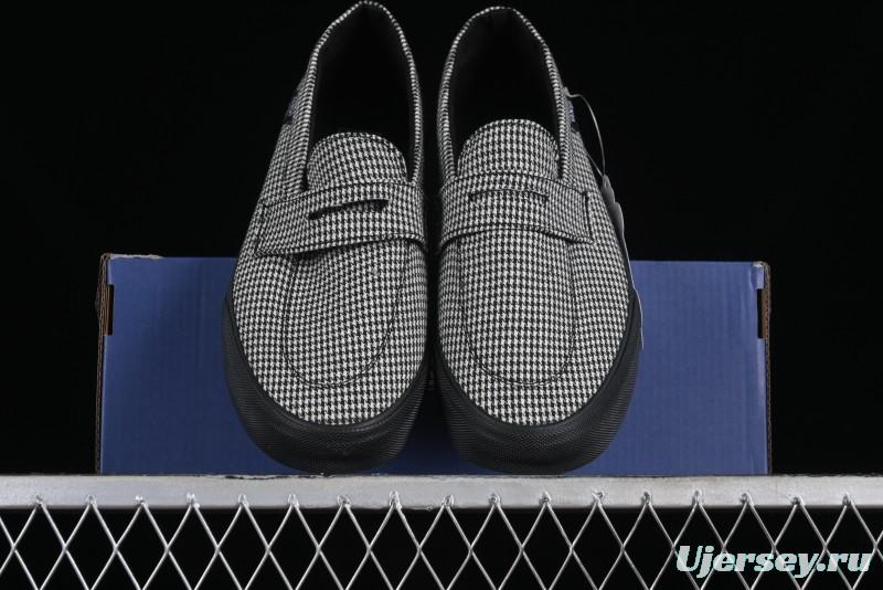 Vans Demons Style 53 Black White Retro Houndstooth Loafers - VN000CQPYER