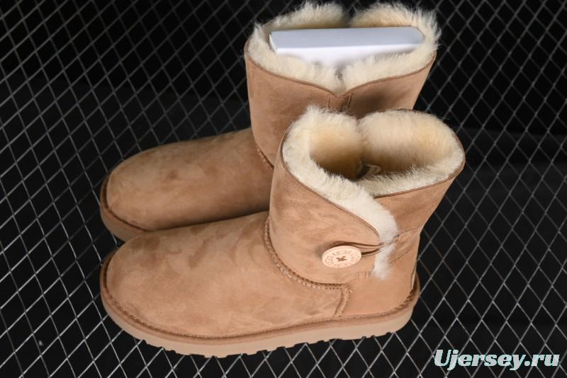 UGG Official Classic Button Sheepskin Snow Boots - 1016226 Chestnut