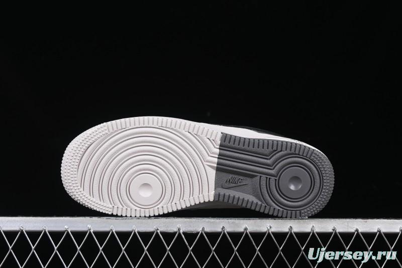 Nike Air Force 1 '07 Low The North Face Collaboration Beige Grey Black Snake Leather Custom Casual Sneakers - DM6688-052