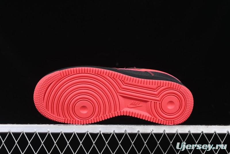 Nike Air Force 1 '07 Low Casual Sneakers in Heartbeat Orange with Full-Length Air Cushion - DF0188-015