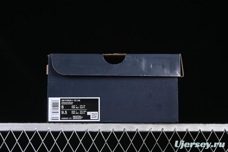 Nike Air Force 1 '07 Low Casual Sneakers with Full-Length Air Cushion - HM9483-101