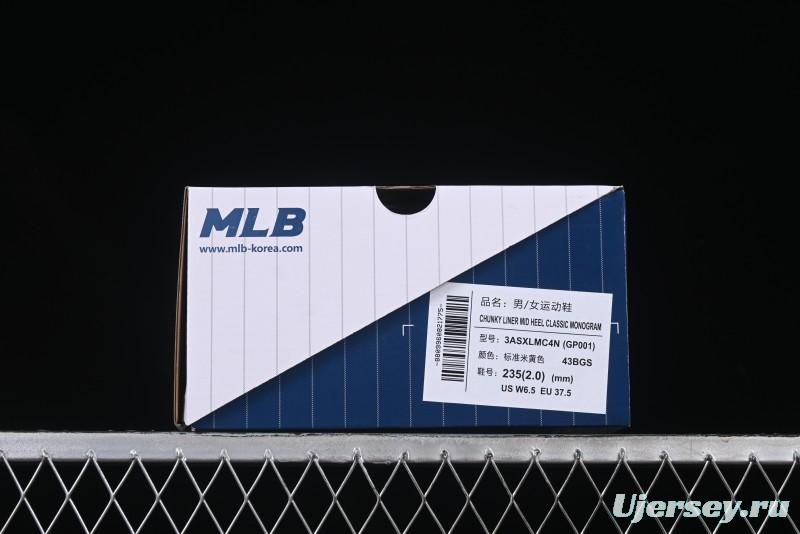 New York Yankees MLB Chunky Liner Lightweight Platform Sneakers with Hook and Loop Closure - 3ASXLMC4N43BGS